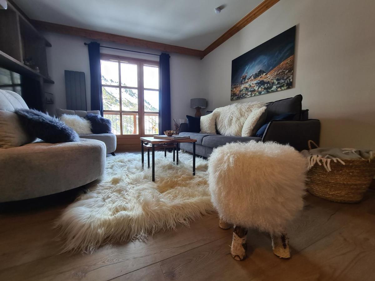 Arc 1950 Appartement De Standing Refuge Du Montagnard, Vue Incroyable Sur Le Montblanc, Skis Aux Pieds Acces Spa Et Piscine Les Arcs  المظهر الخارجي الصورة