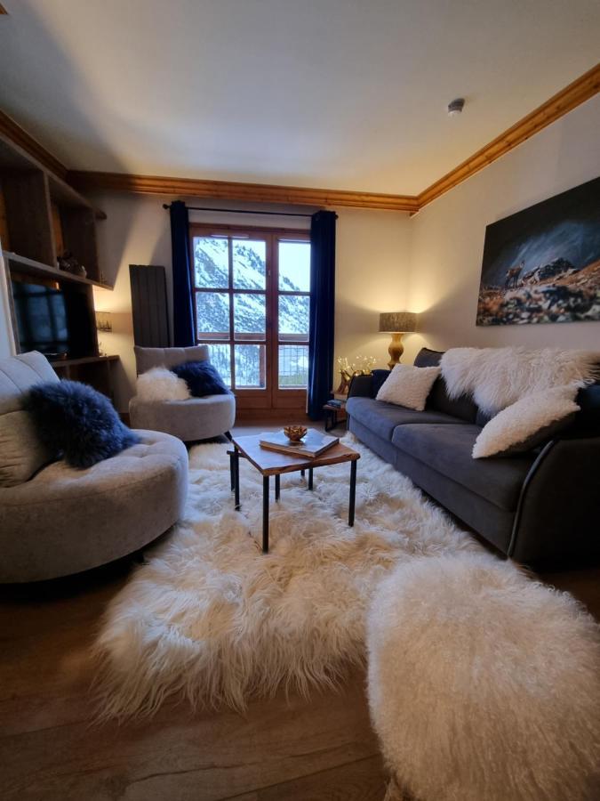 Arc 1950 Appartement De Standing Refuge Du Montagnard, Vue Incroyable Sur Le Montblanc, Skis Aux Pieds Acces Spa Et Piscine Les Arcs  المظهر الخارجي الصورة