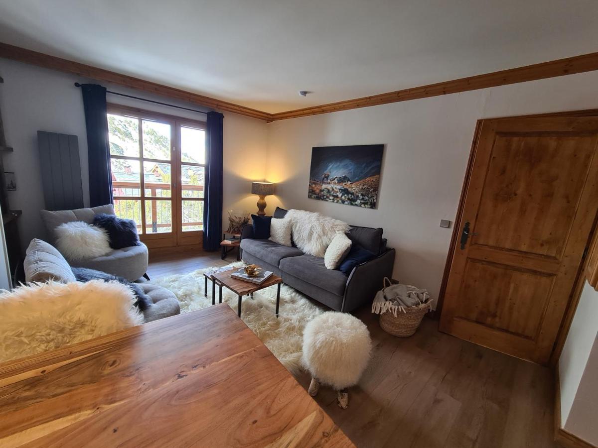 Arc 1950 Appartement De Standing Refuge Du Montagnard, Vue Incroyable Sur Le Montblanc, Skis Aux Pieds Acces Spa Et Piscine Les Arcs  المظهر الخارجي الصورة