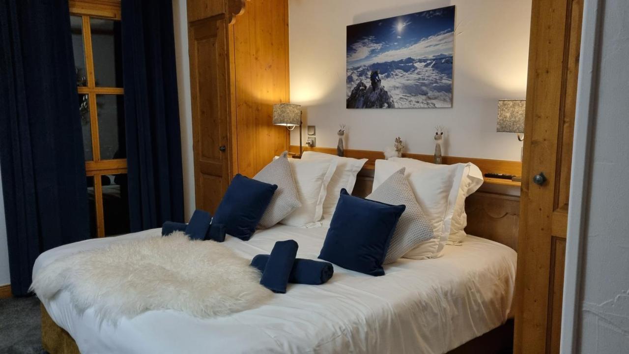 Arc 1950 Appartement De Standing Refuge Du Montagnard, Vue Incroyable Sur Le Montblanc, Skis Aux Pieds Acces Spa Et Piscine Les Arcs  المظهر الخارجي الصورة